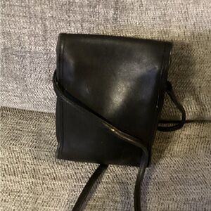 Coach vintage black leather